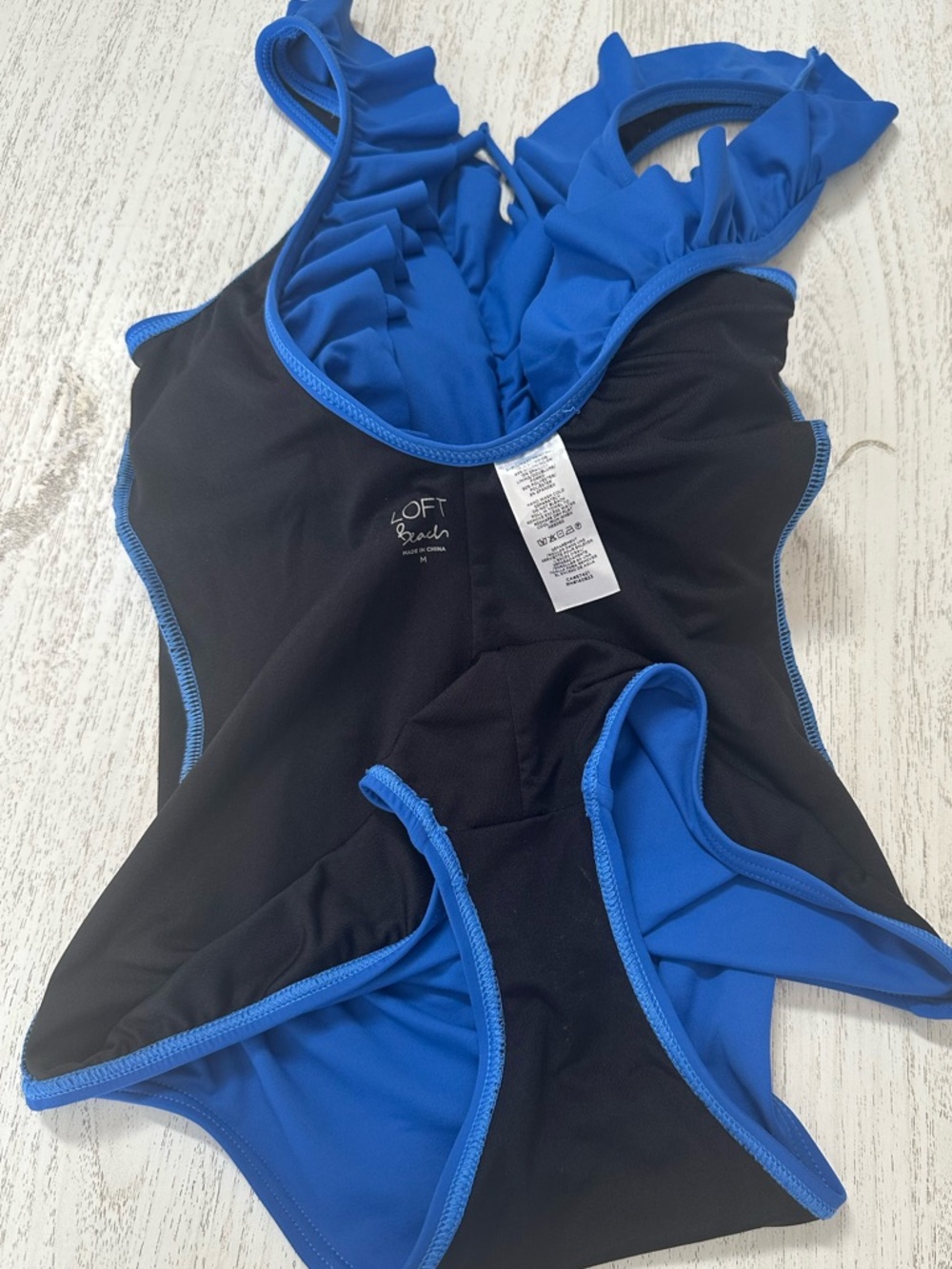 Loft Bech Ruffled One Piece Swimsuit - Picture 3 of 5
